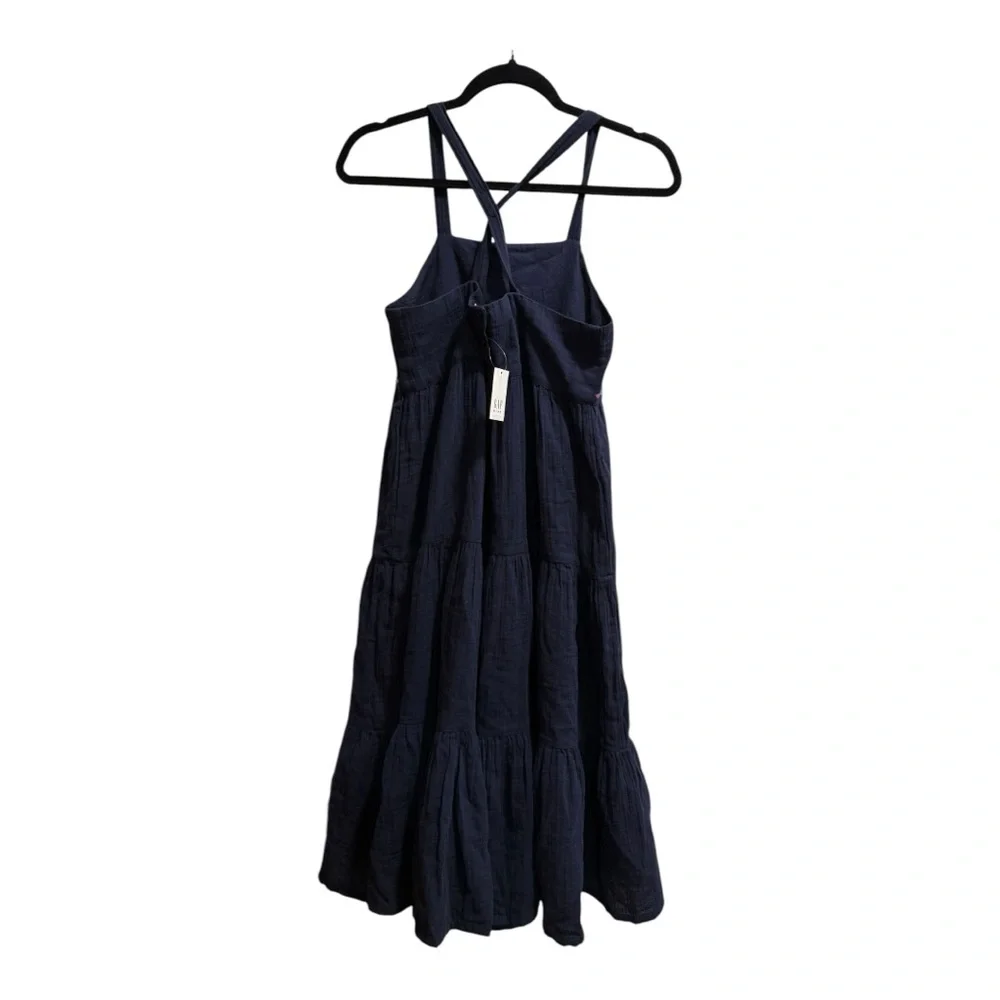 Gap Dress size XXL (14-16) Blue Embroidered Patterns NWT‎